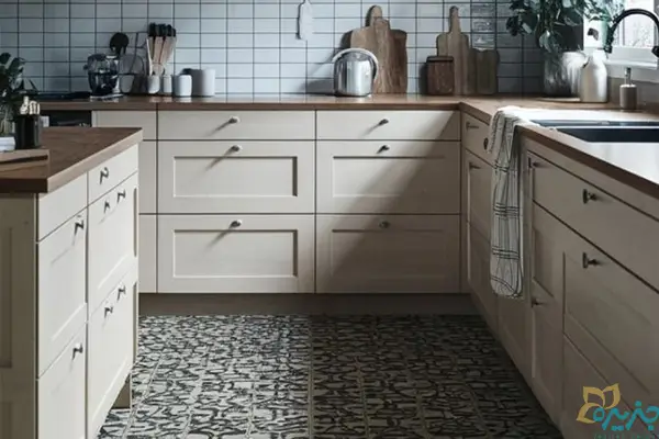 kitchen-rug-cream-cabinets
